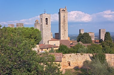 San gimignano kuleleri