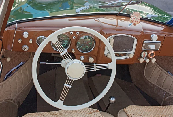Interior del coche clásico — Foto de Stock