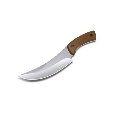 Hunter knife vector clipart