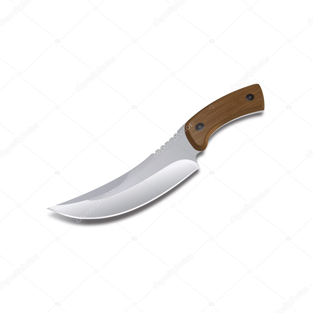 Hunter knife vector