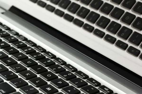 Stock image Laptop keyboard reflection