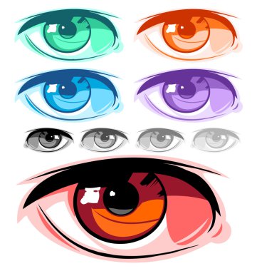 Eye vector clipart