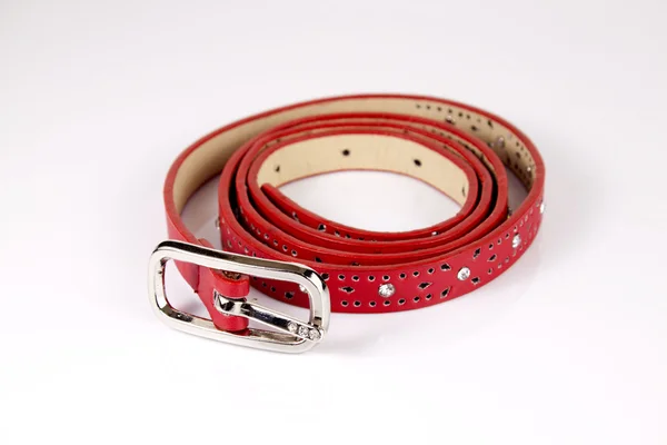 Cinturão vermelho — Fotografia de Stock