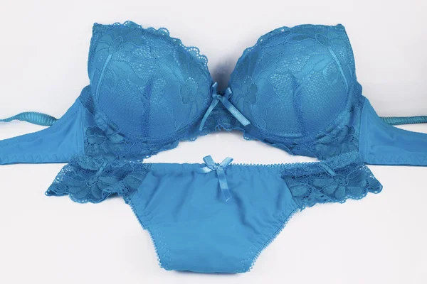 Sexy blauwe ondergoed — Stockfoto