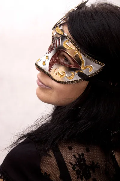 Masked woman — Stock Photo, Image