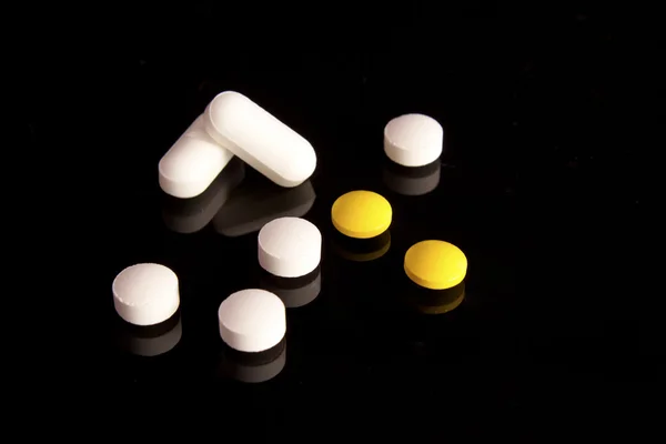 Färgglada piller — Stockfoto