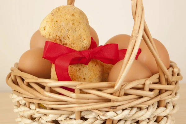 stock image Easter basket