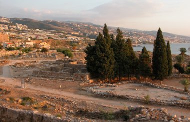 Byblos(Jbeil) arkeolojik yerde beirut, Lübnan