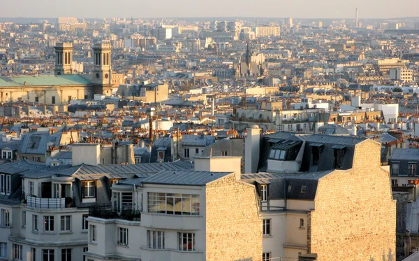 Cityscape of Paris from Cathedral of Notre Dame de Paris — Stock Photo, Image