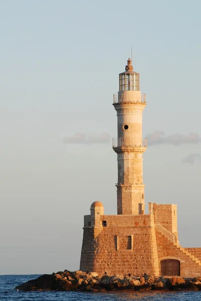 Chania Lighthouse, Greece — Stock Photo, Image
