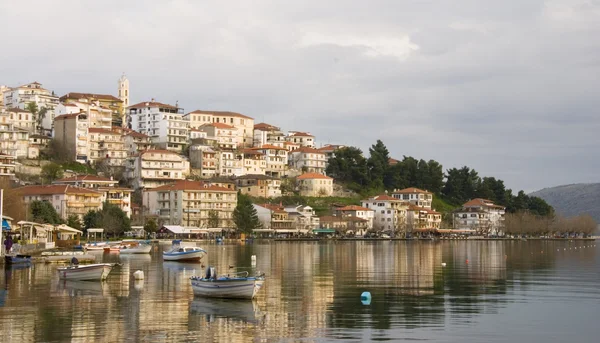 stock image Cityscape of Castoria Greece