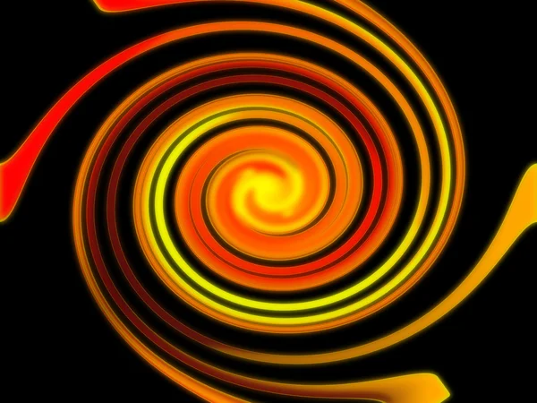 Espiral com círculos de rolamento — Fotografia de Stock