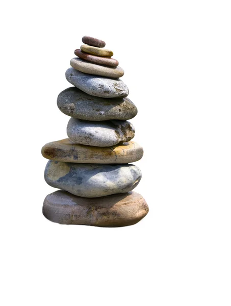 Pyramid of pebbles. — Stock Photo, Image
