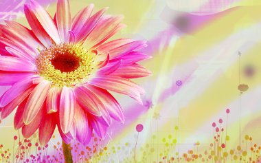 Flower background clipart