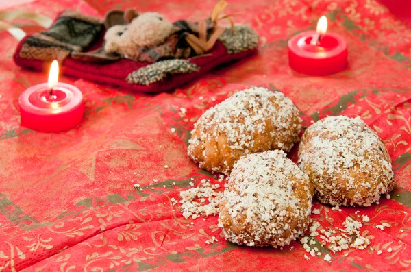 stock image Christmas Honey Cookies with Walnuts