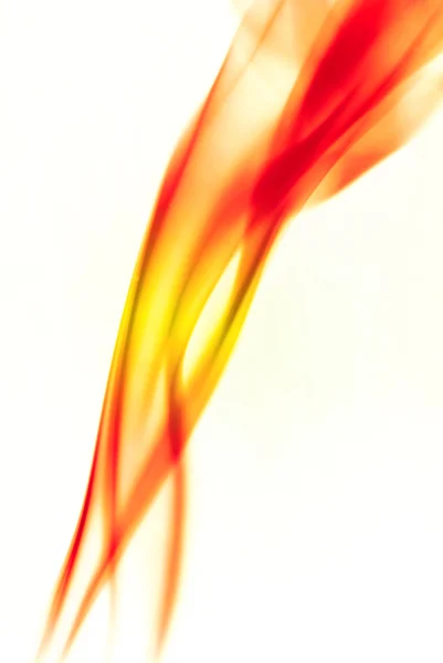 Oranje rook abstract op een zwarte achtergrond — Stockfoto