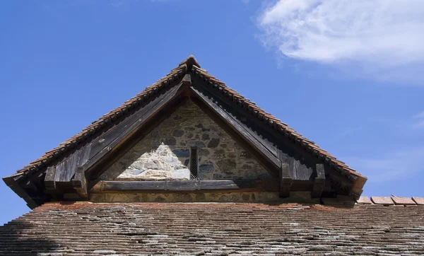 Kilisenin çatısında, Kıbrıs — Stok fotoğraf