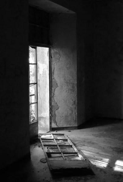 被遗弃的房间 — 图库照片