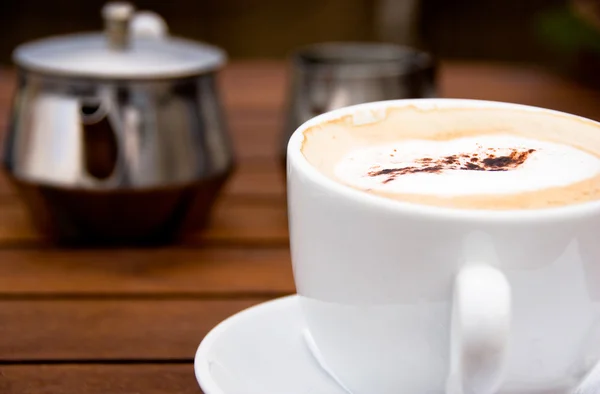 Káva cappuccino — Stock fotografie