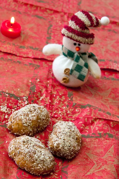 stock image Christmas Honey Cookies with Walnuts