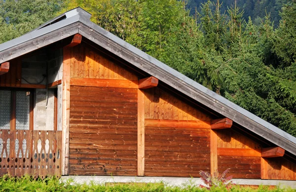 Stock image Wooden house roof