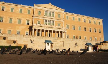 Athens Parliament , Constitution square clipart