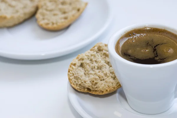 Чорна кава печиво — стокове фото