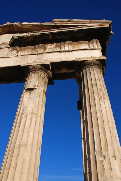 Ελληνική αρχαία Ελλάδα στήλες — Φωτογραφία Αρχείου