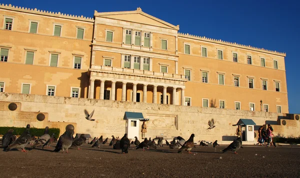 Athener Parlament, Platz der Verfassung — Stockfoto