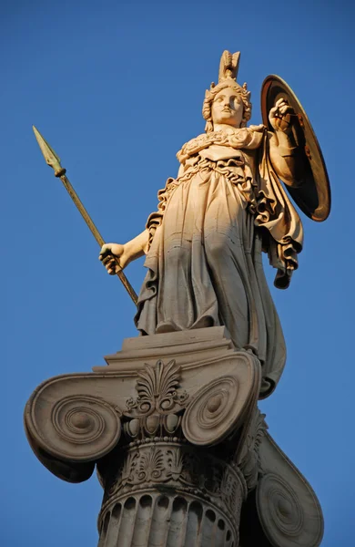 Estatua de dios Atenea — Foto de Stock