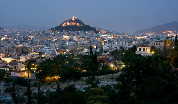 Stadtbild von Athen — Stockfoto