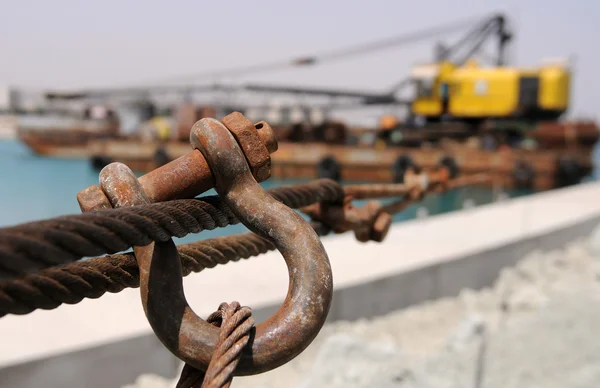 Metall rep och säkerhet lås — Stockfoto