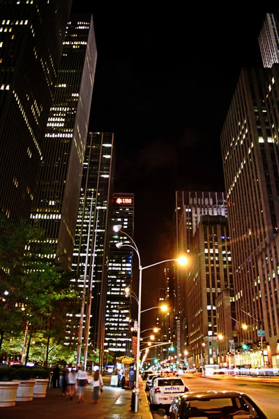 Manhattan lichten — Stockfoto