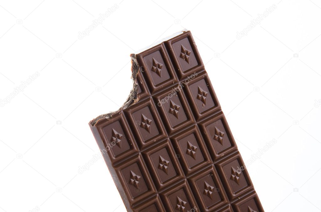 Bitten chocolate