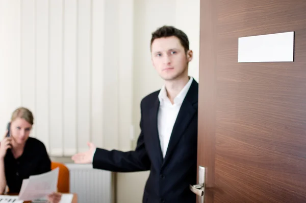 Place for text - Office doors — Stock Photo, Image