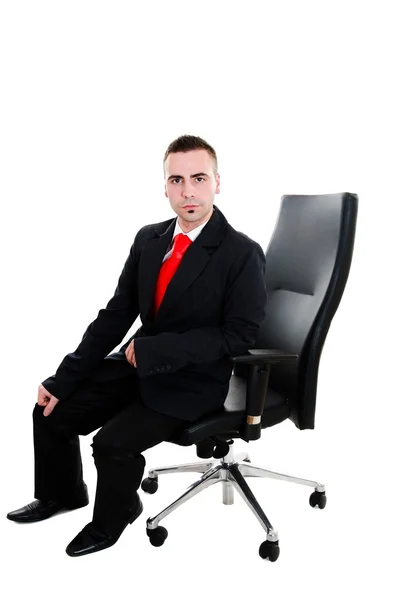 Sitting boss — Stock Photo, Image