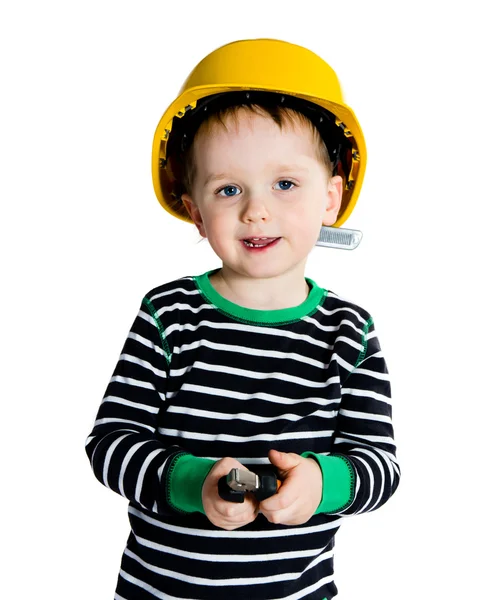 Kleiner mechanischer Junge — Stockfoto
