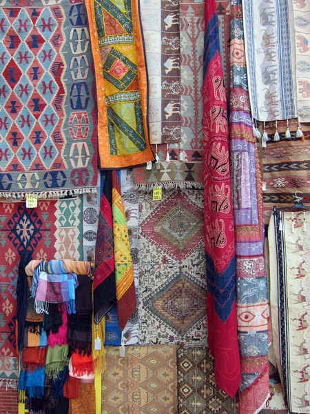 土耳其地毯、 阿拉尼亚、 土耳其 — 图库照片
