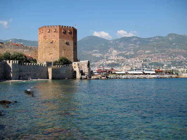 stock image The Red Tower, Alanya, Turkey