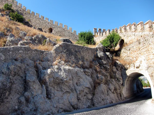 Alanya Castle Walls, Turkey — Stock Photo, Image