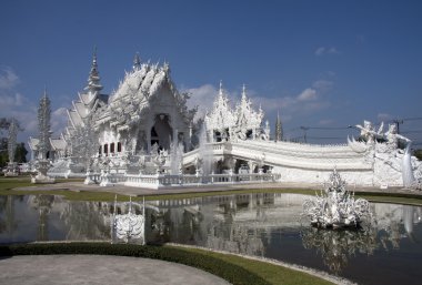Wat Rong Khun, Chiang Rai, Thailand clipart