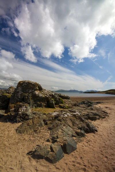 Newborough beach, anglesey, Galler — Stok fotoğraf