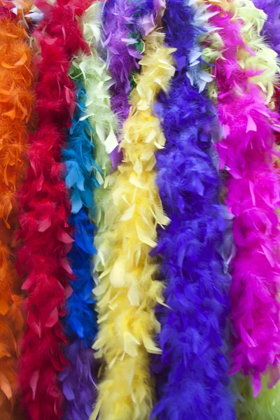 Colourful Feather Boas — Stock Photo, Image