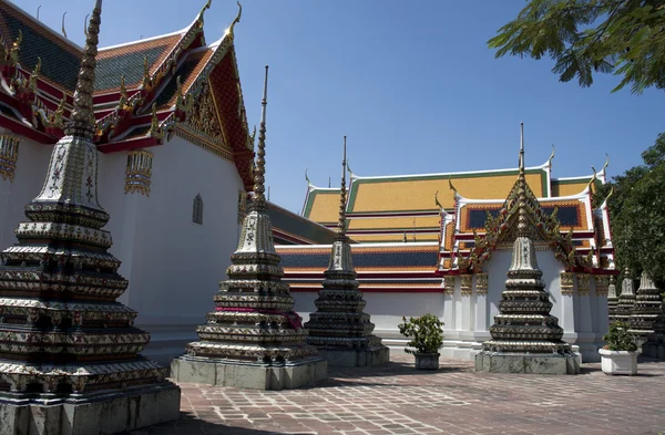 Vista de Wat Pho, Bangkok, Tailândia — Fotografia de Stock