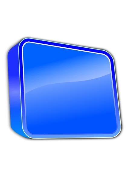 Ícone azul — Fotografia de Stock