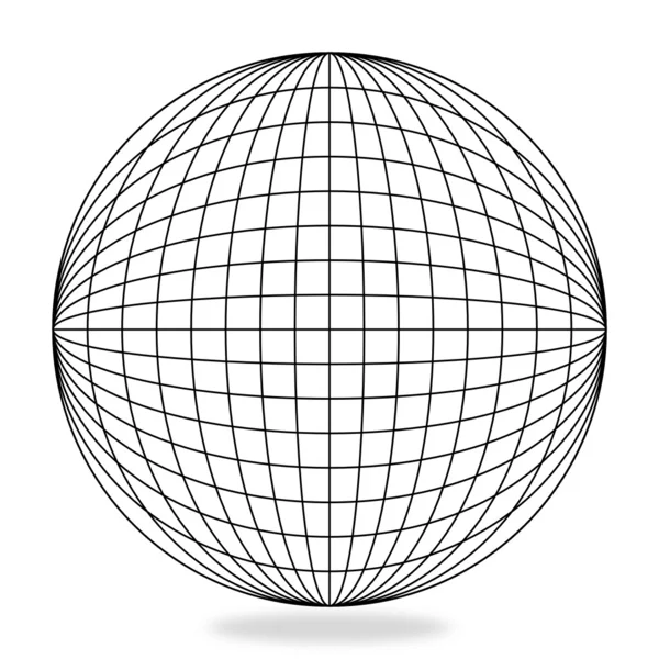 Глобус лінія — стокове фото