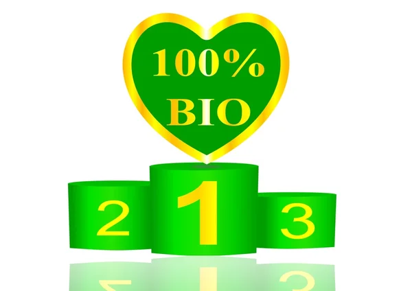 100 % organikus termék — Stock Fotó