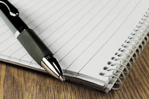 Ручка и бумаги — стоковое фото