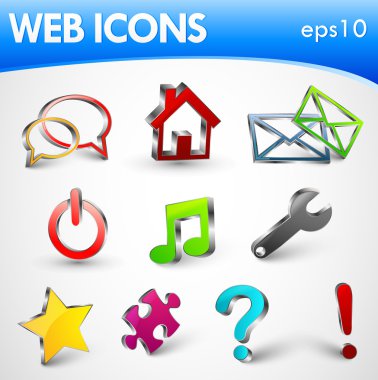Usefull icons set 1 clipart