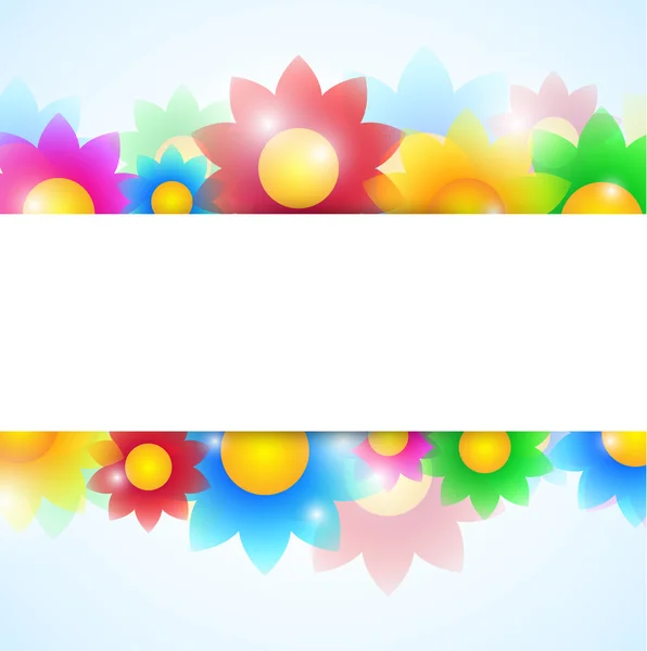 Flower Background with place for text — Stock Vector